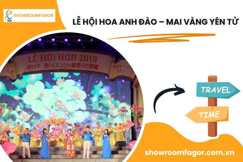 Lễ hội hoa anh đào – mai vàng Yên Tử