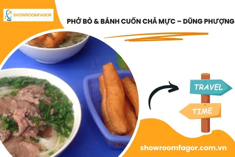 Phở bò & Bánh cuốn chả mực – Dũng Phượng