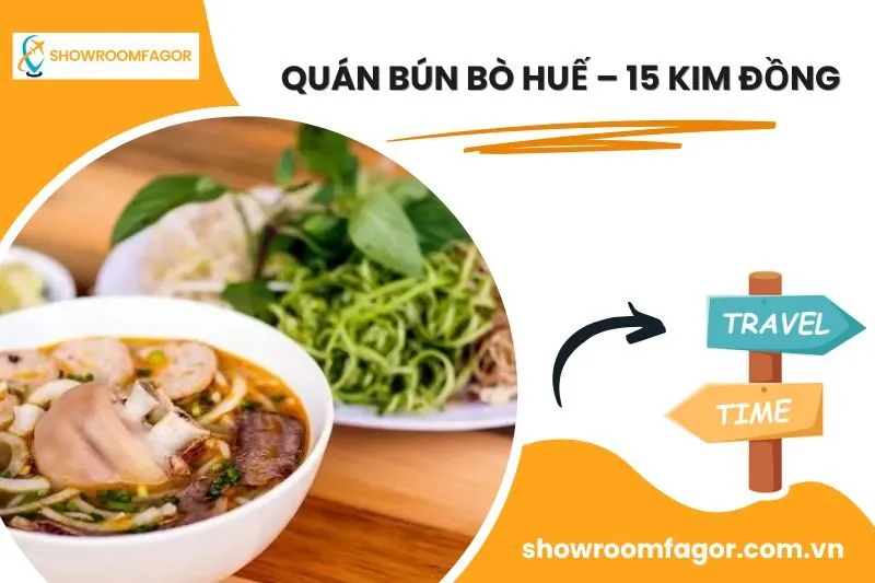 Quán bún bò Huế – 15 Kim Đồng