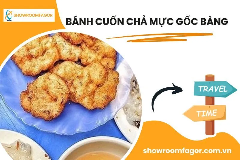 Bánh cuốn chả mực Gốc Bàng
