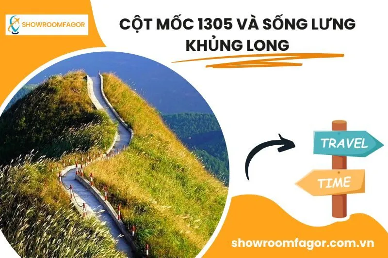 Cột mốc 1305 và sống lưng khủng long