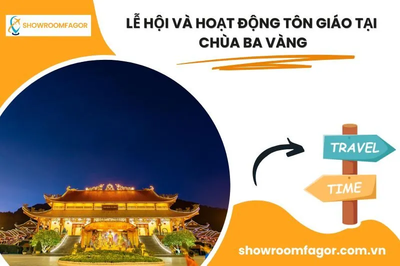 Lễ hội và hoạt động tôn giáo tại Chùa Ba Vàng